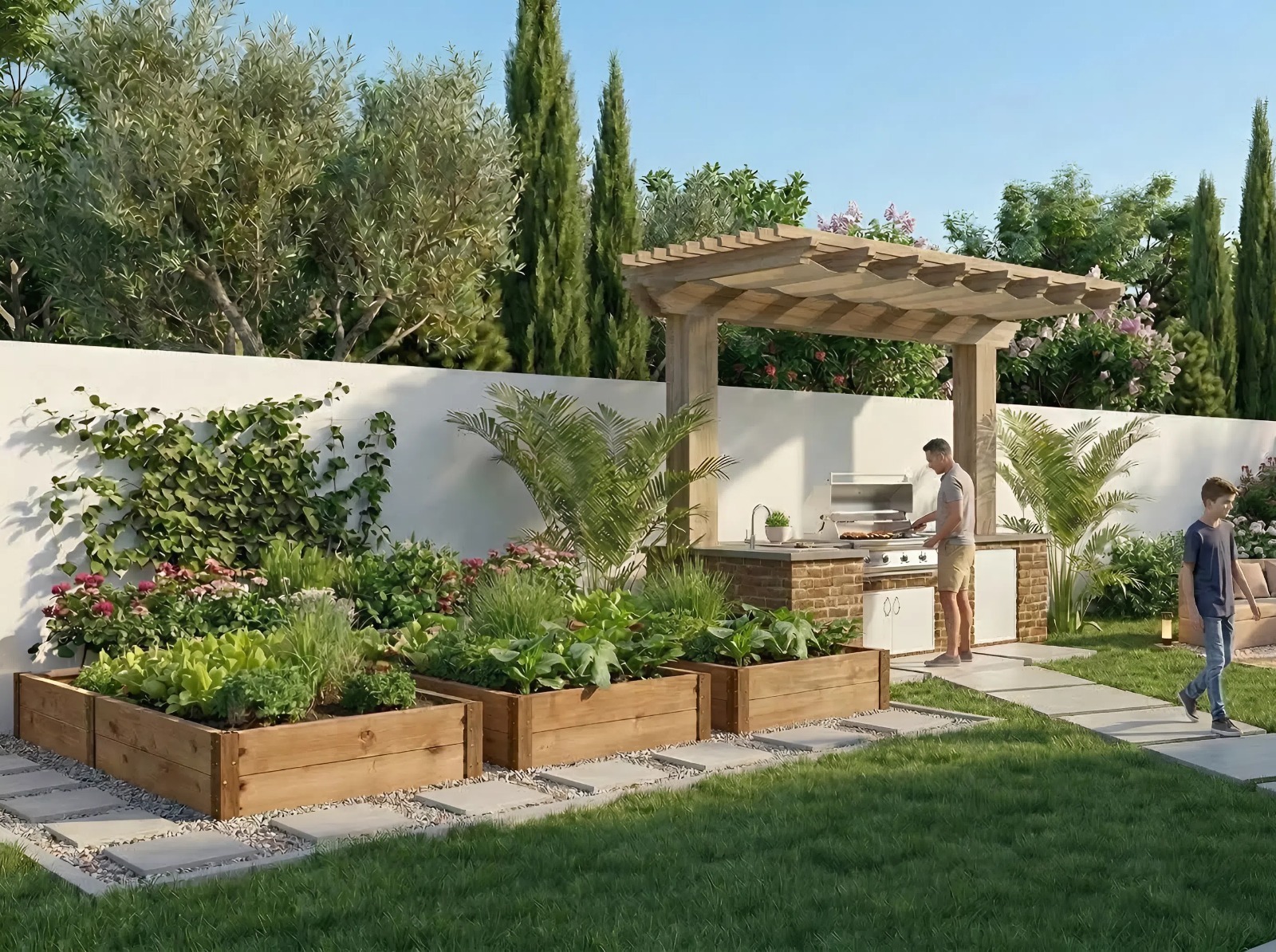 Arabian Ranches garden